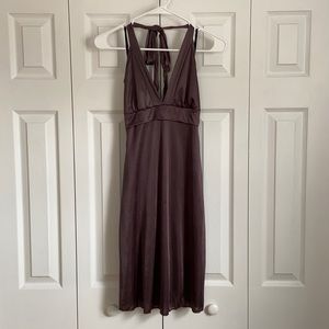 Wet Seal Brown Satin Dress